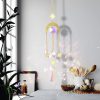 1/4pcs Hanging Crystal Light Catcher Metal Moon Sun Garden Wall Wind Chime  |  Crystal Suncatcher