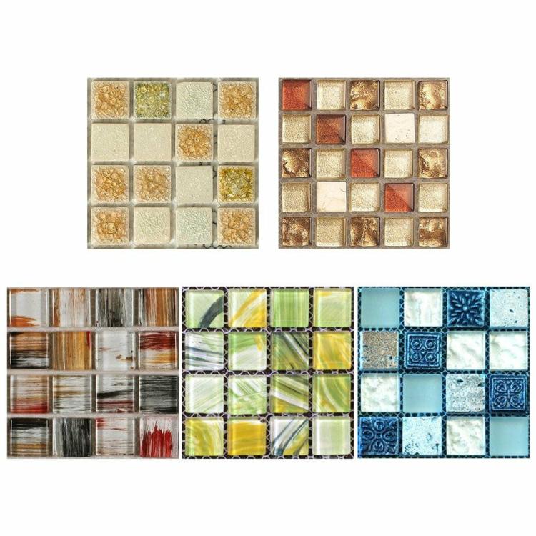 20pcs/set DIY Waterproof Self Adhesive 3D Wall Stickers Mosaic Tile Decal  |  Painting Supplies & Treatments