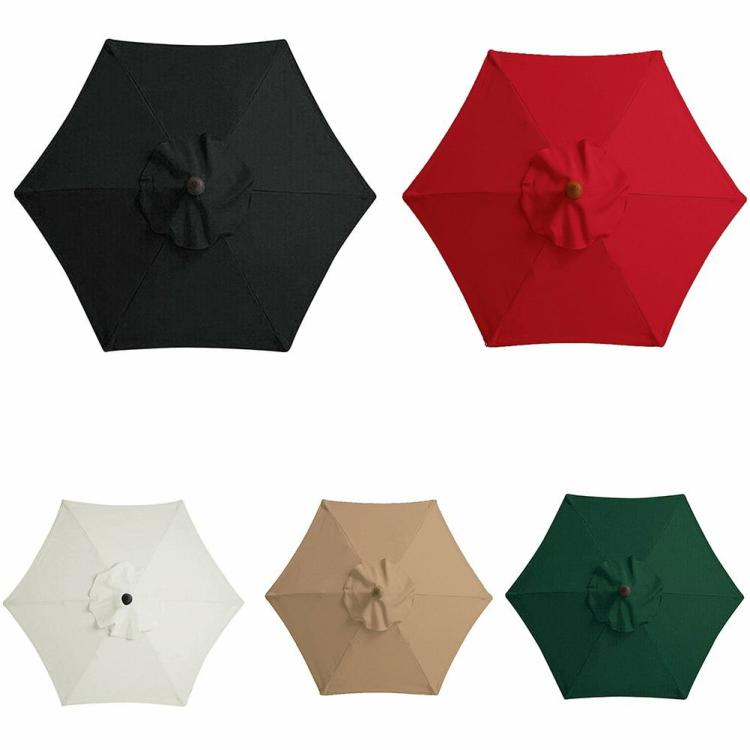 6 Bones Waterproof 2m Detachable Parasol Umbrella Cover for Outdoor Beach Garden  |  Rain Gear