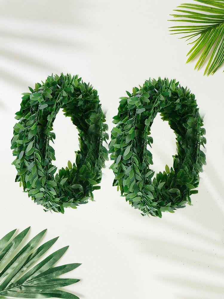 7.5m Garland Artificial Green Leaves Vine Fake Foliage DIY Wedding Decor  |  Painting Supplies & Treatments