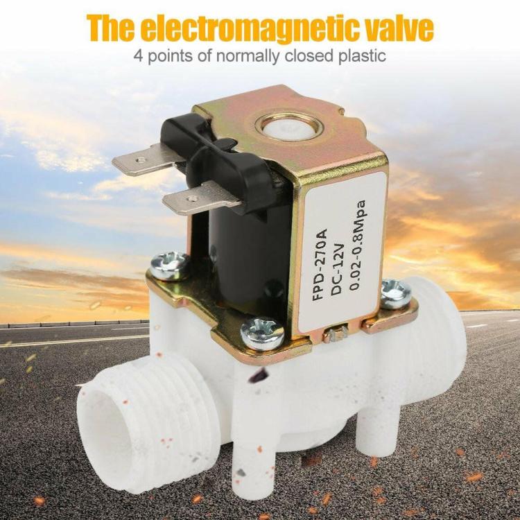 DC 12V Water Oil Control Valve Easy Installation 0.02-0.8mpa for Washing Machine  |  Plumbing