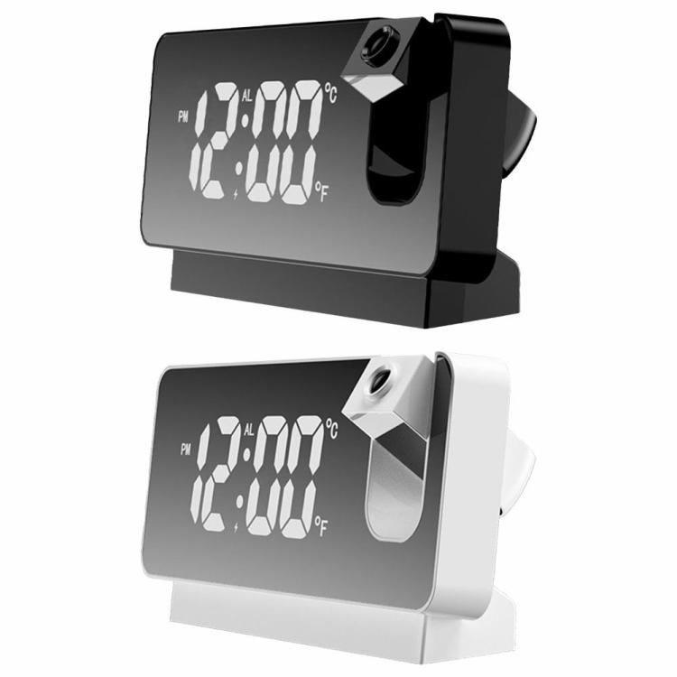 Digital Alarm Clock 180 Projector on Ceiling Desktop Clocks for Bedroom Office  |  Clock