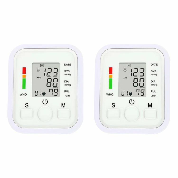 Digital Automatic Blood Pressure Monitor Pulse Heart Rate Monitor Tensiometer  |  Home Temperature