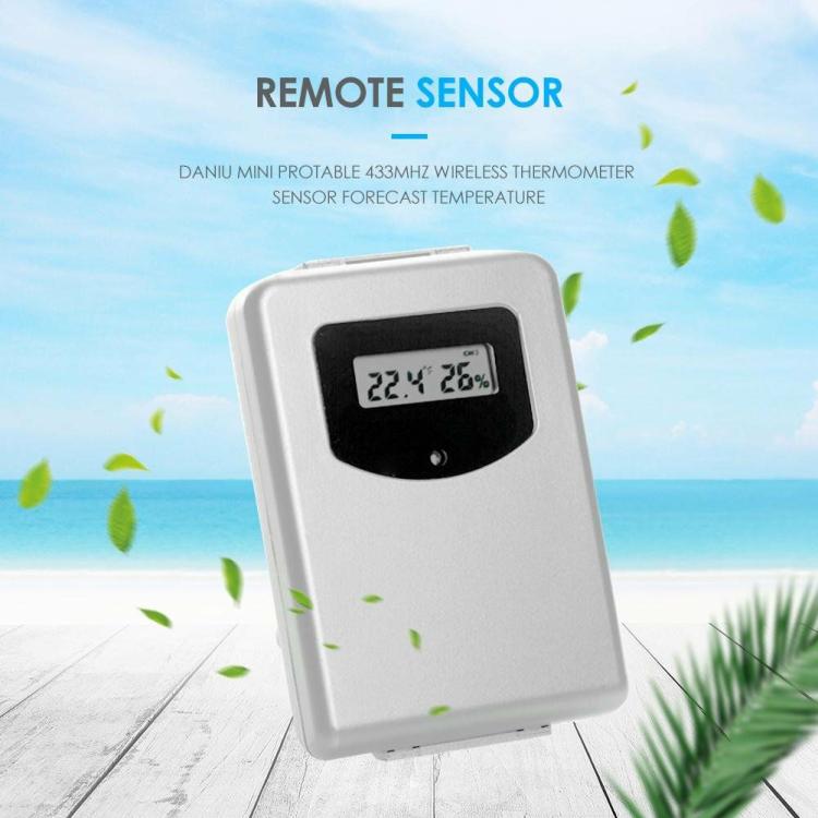 Digital Wireless Thermometer Sensor Remote Indoor Outdoor Humidity Station  |  Home Temperature