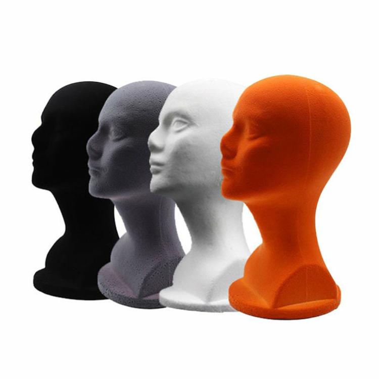 Flocking Head Practical Mannequin Model Dummy Head Female Model Diaplay  |  Other Home Supplies