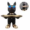 French Bulldog Figure Resin Storage Ornament Sculpture Desktop Decoration  |  Resin Ornaments