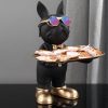 French Bulldog Figure Resin Storage Ornament Sculpture Desktop Decoration  |  Resin Ornaments