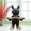 French Bulldog Figure Resin Storage Ornament Sculpture Desktop Decoration  |  Resin Ornaments