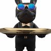 French Bulldog Figure Resin Storage Ornament Sculpture Desktop Decoration  |  Resin Ornaments