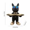 French Bulldog Figure Resin Storage Ornament Sculpture Desktop Decoration  |  Resin Ornaments