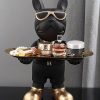 French Bulldog Figure Resin Storage Ornament Sculpture Desktop Decoration  |  Resin Ornaments