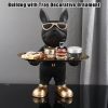 French Bulldog Figure Resin Storage Ornament Sculpture Desktop Decoration  |  Resin Ornaments