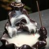 Incense Burner Ceramic Backflow Sandalwood Incense Cone Tower Home Decor  |  Decorations