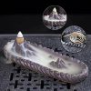 Incense Burner Ceramic Backflow Sandalwood Incense Cone Tower Home Decor  |  Decorations