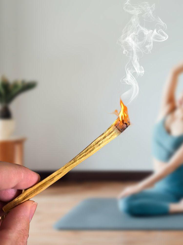 Palo Santo Natural Incense Sticks Scented Aroma Sticks for Meditation Relaxation  |  Aromatherapy Candle