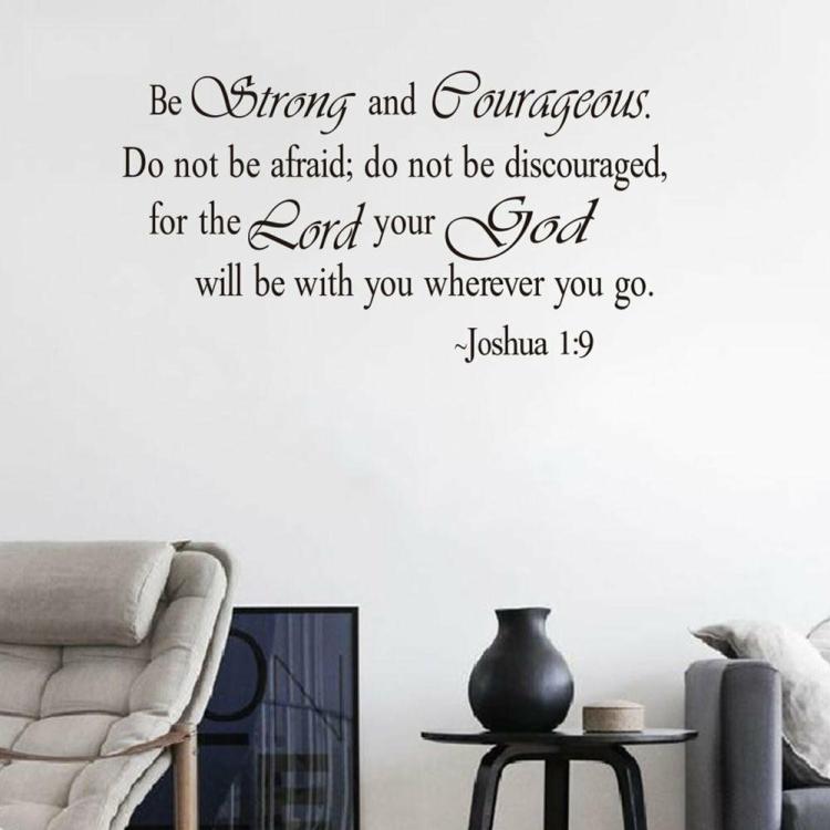 PVC Bible Quote Wall Sticker Eco-friendly Wall Decor for School Classroom Office  |  Painting Supplies & Treatments