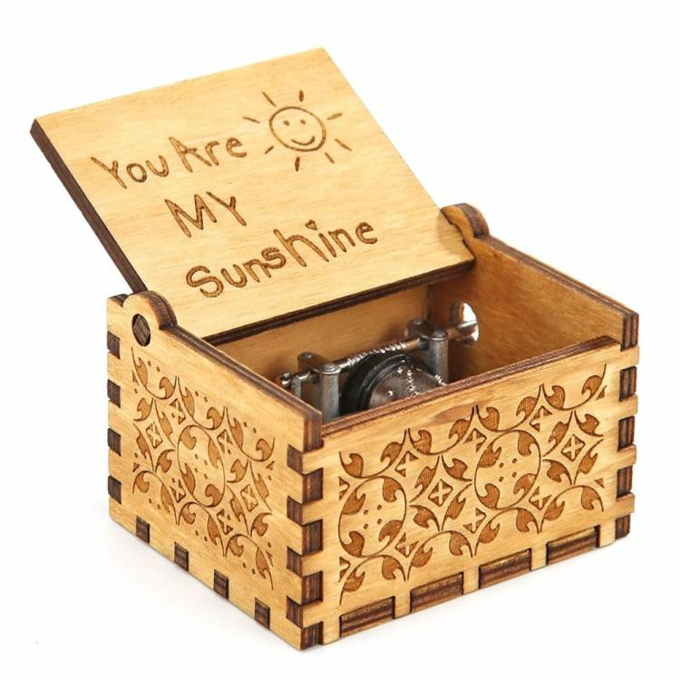 You Are My Sunshine Hand Cranked Music Box Exquisite Gifts Valentine s Day Gifts  |  Music Box