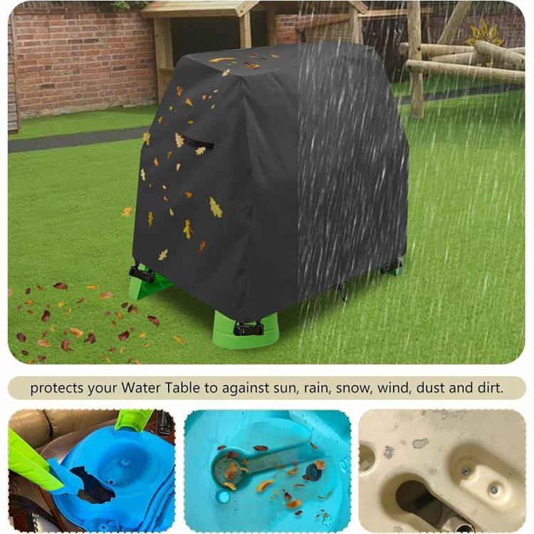 Kids Water Table Cover Dustproof Waterproof for Step 2 Rain Showers Splash Pond  |  Daily Necessities