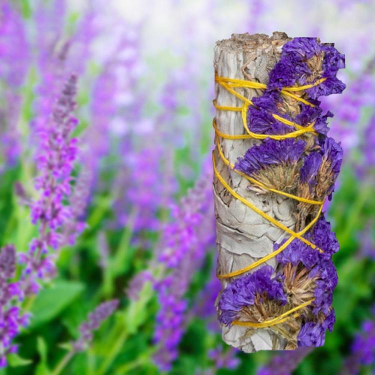 Natural White Sage Bundle Smudge Sticks Leaf Home Purification Fragrance  |  Aromatherapy Candle