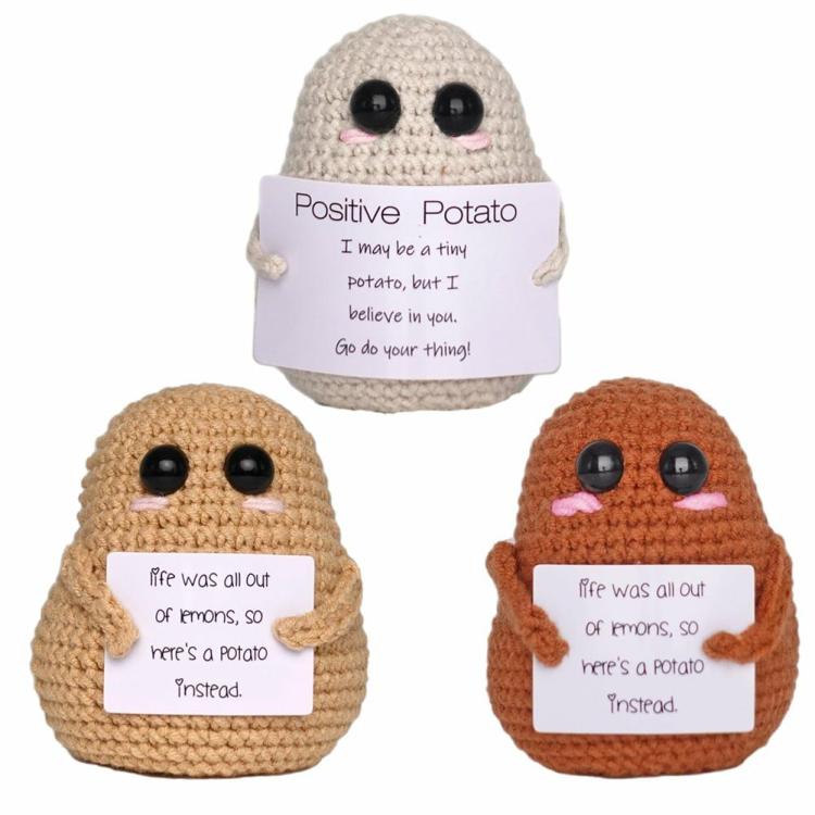 Cute Crochet Potato Adorable Buttocks Inspirational Crochet Dolls for Home Decor  |  Decorations